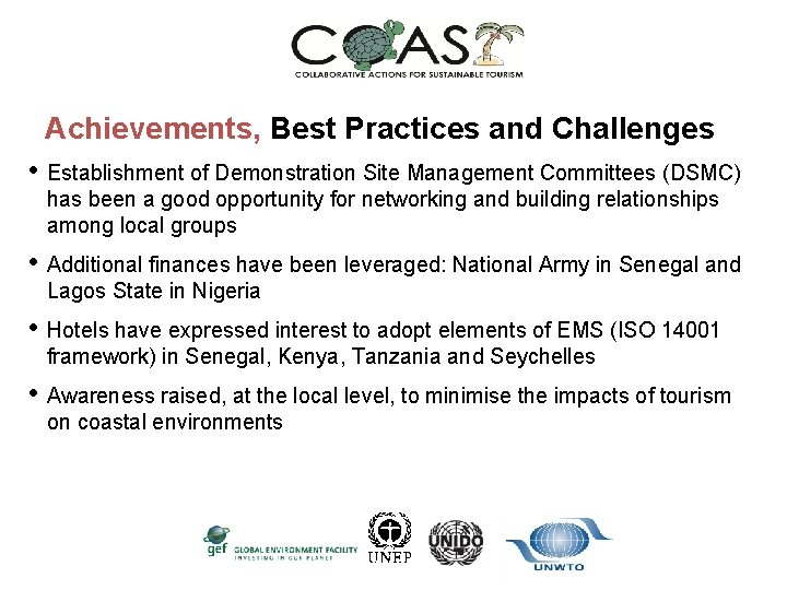 Collaborative Actions for Sustainable Tourism Achievements Best Practices