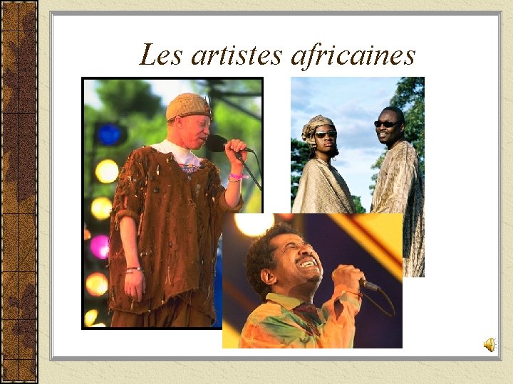 Les artistes africaines 