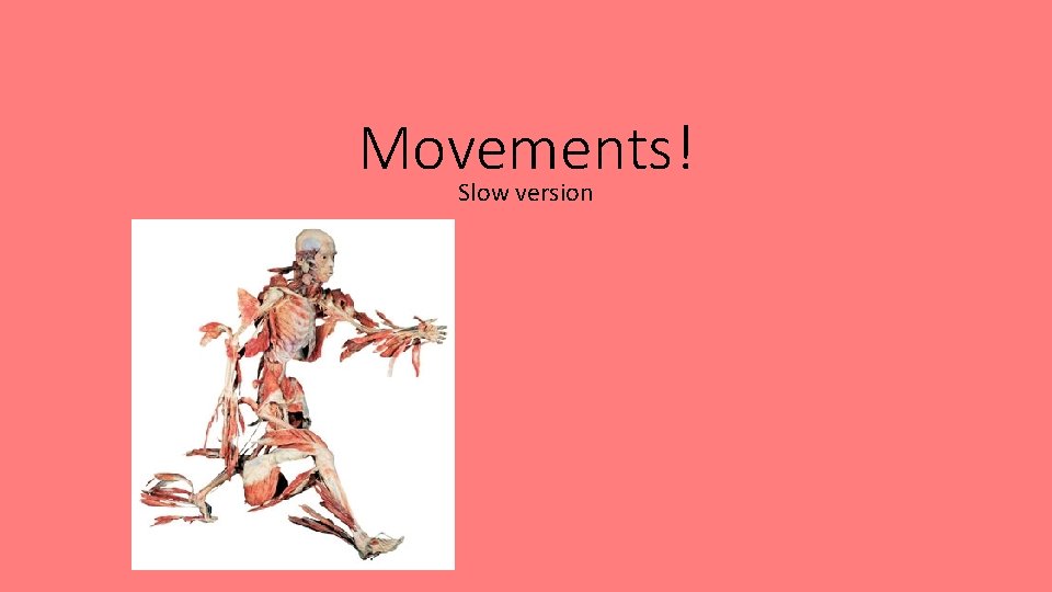Movements! Slow version 