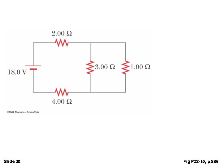 Slide 30 Fig P 28 -15, p. 886 