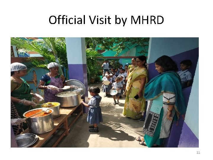 Official Visit by MHRD 11 