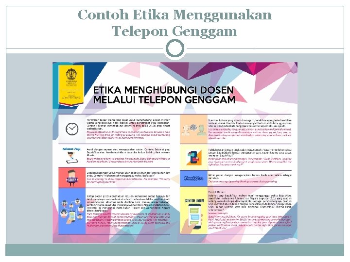 Contoh Etika Menggunakan Telepon Genggam 