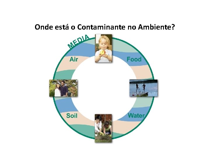 Onde está o Contaminante no Ambiente? 