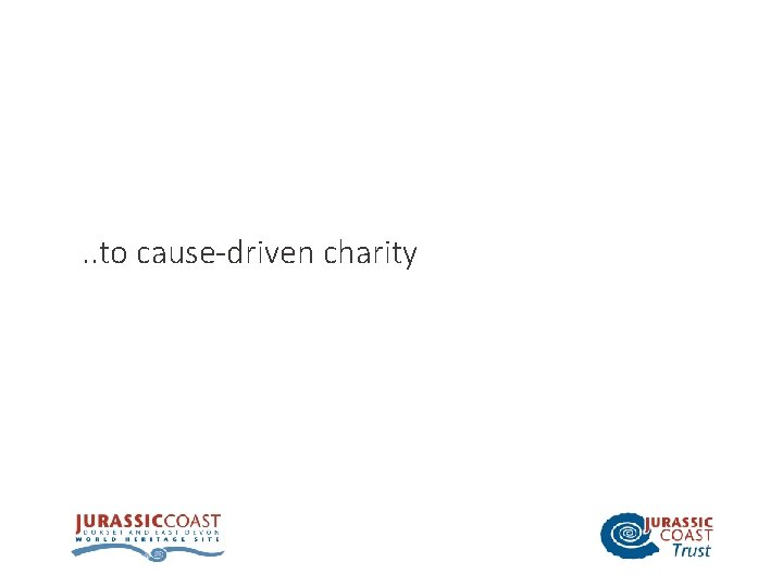 . . to cause-driven charity 