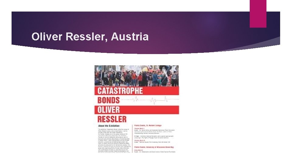 Oliver Ressler, Austria 