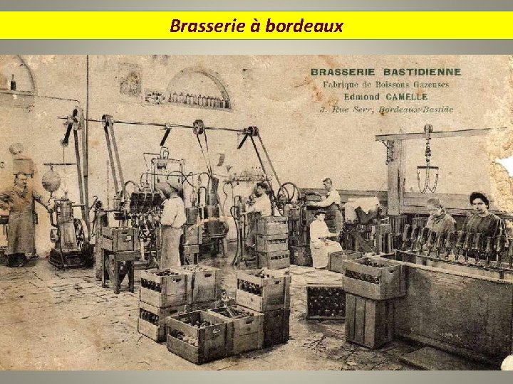 Brasserie à bordeaux 