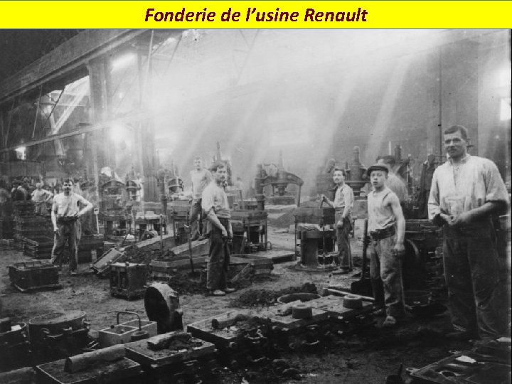 Fonderie de l’usine Renault 