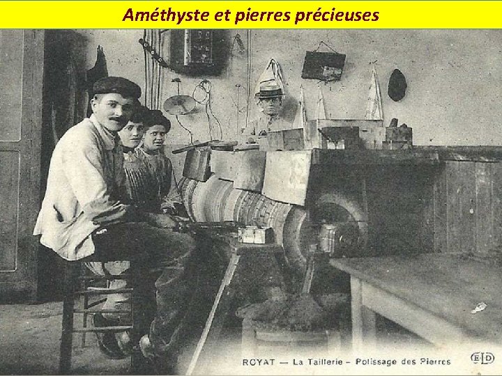 Améthyste et pierres précieuses 