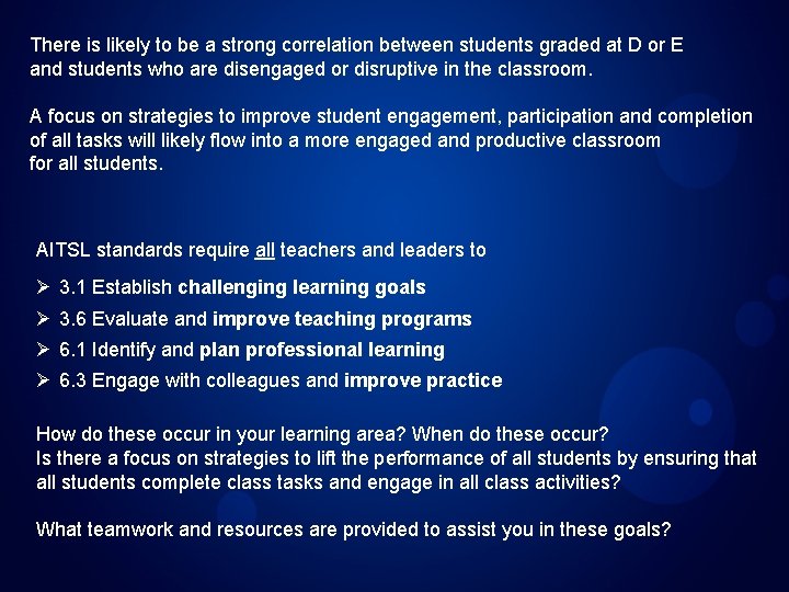 There is likely to be a strong correlation between students graded at D or