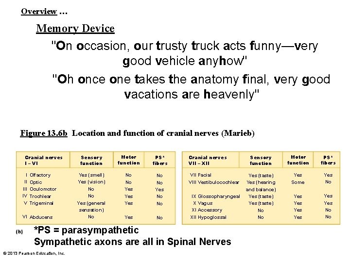Overview … Memory Device "On occasion, our trusty truck acts funny—very good vehicle anyhow"