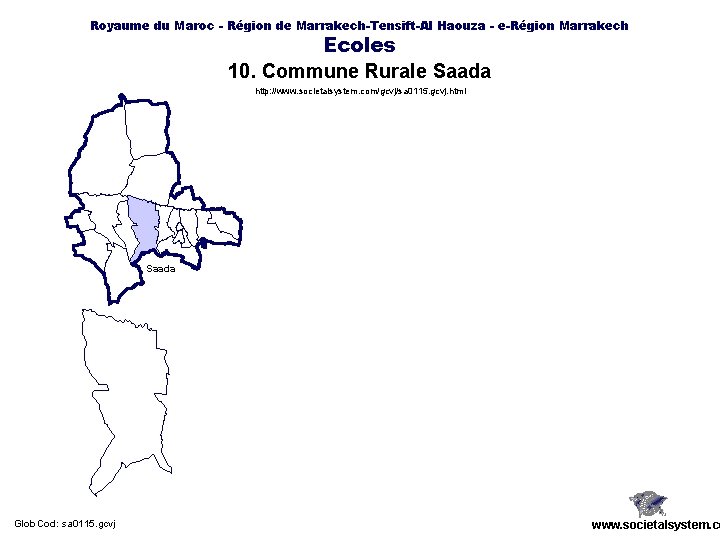 Royaume du Maroc - Région de Marrakech-Tensift-Al Haouza - e-Région Marrakech Ecoles 10. Commune