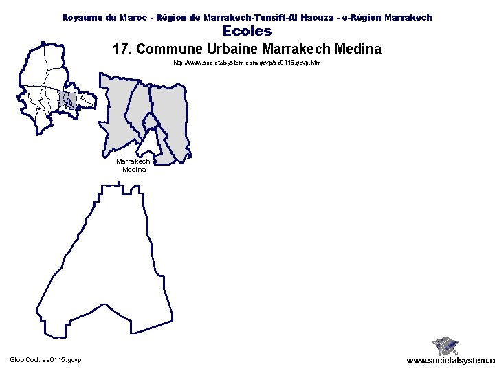 Royaume du Maroc - Région de Marrakech-Tensift-Al Haouza - e-Région Marrakech Ecoles 17. Commune