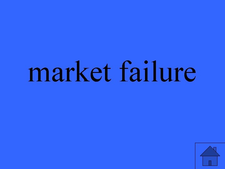 market failure 