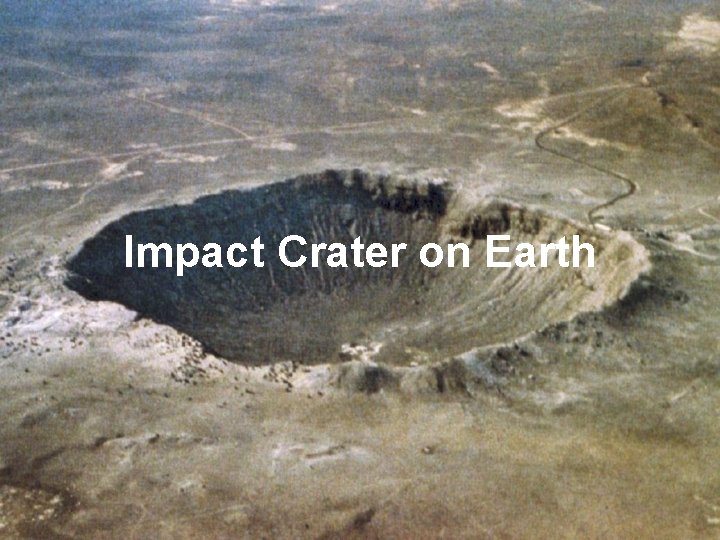 Impact Crater on Earth 