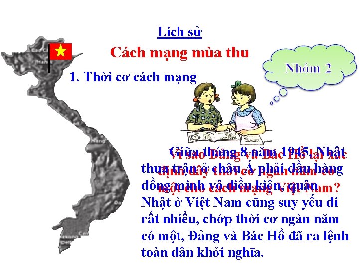 Lịch sử Cách mạng mùa thu 1. Thời cơ cách mạng Giữa năm Nhật