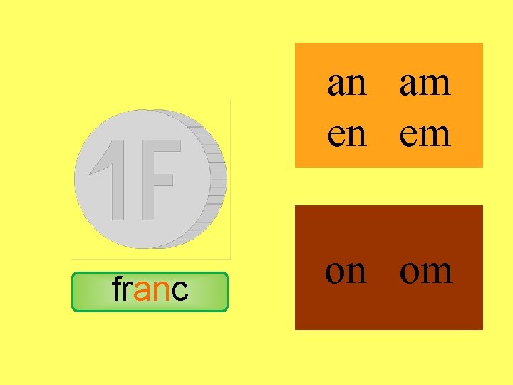 franc an am en em on om 