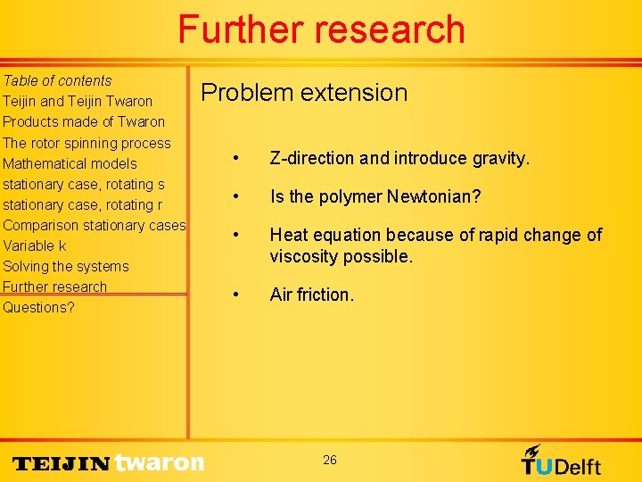 Further research Table of contents Teijin and Teijin Twaron Products made of Twaron The