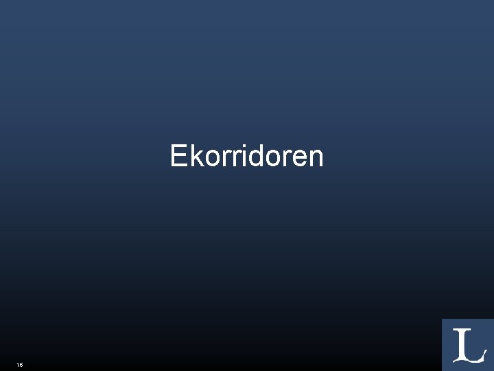 Ekorridoren 16 