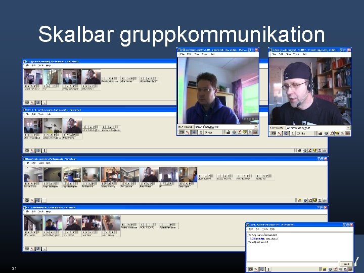 Skalbar gruppkommunikation 31 