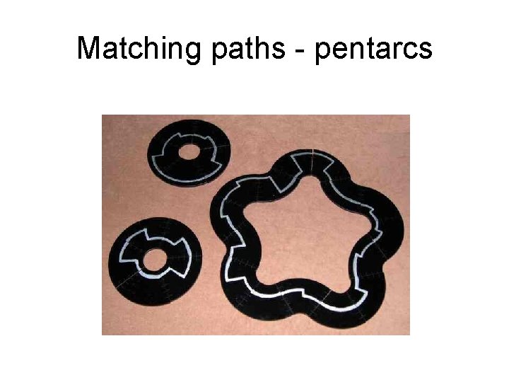 Matching paths - pentarcs Matching paths - pentarcs