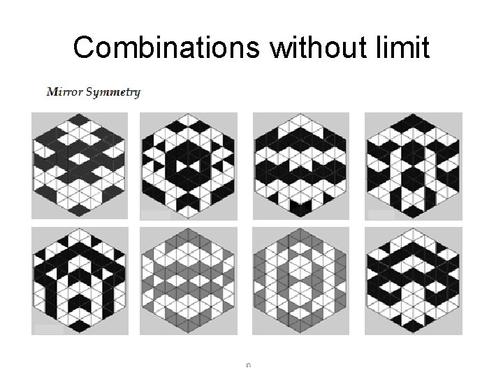 Combinations without limit Combinations without limit
