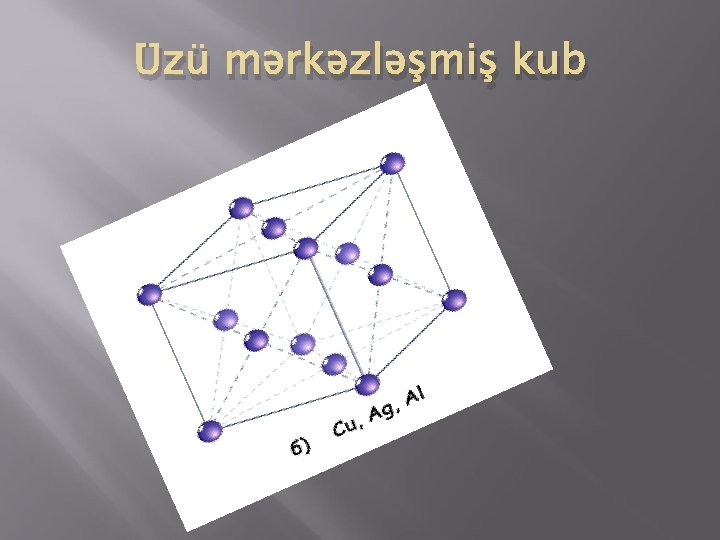 Üzü mərkəzləşmiş kub 