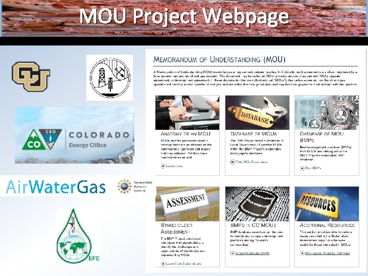 MOU Project Webpage 