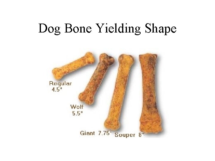 Dog Bone Yielding Shape 