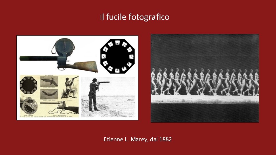Il fucile fotografico Etienne L. Marey, dal 1882 