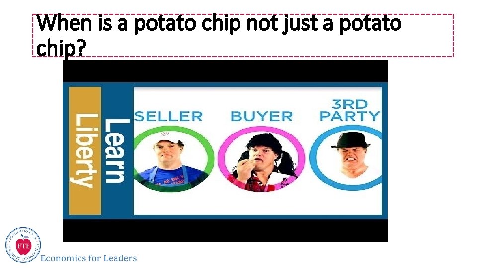 When is a potato chip not just a potato chip? 