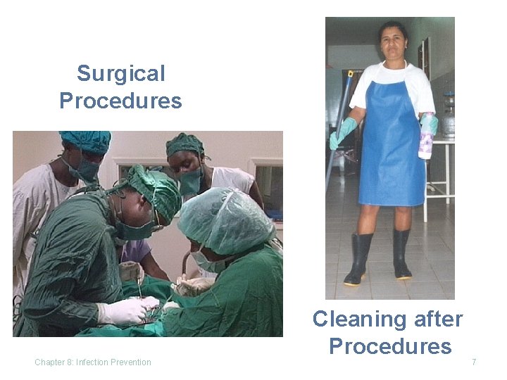 Surgical Procedures Chapter 8: Infection Prevention Cleaning after Procedures 7 