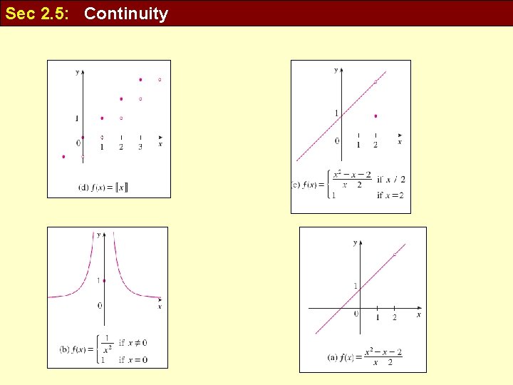 Sec 2. 5: Continuity 