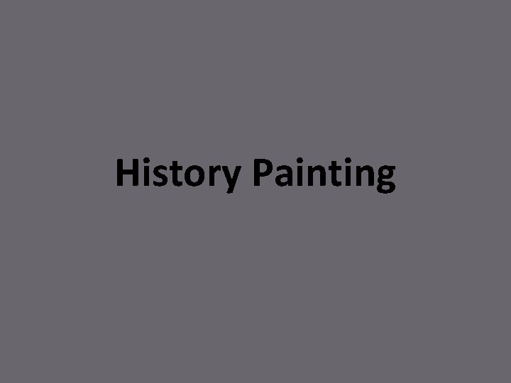History Painting 