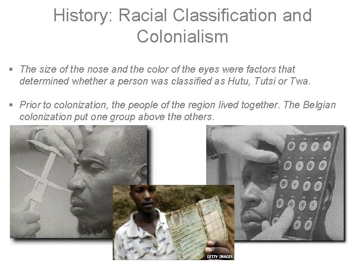 History: Racial Classification and Colonialism § The size of the nose and the color