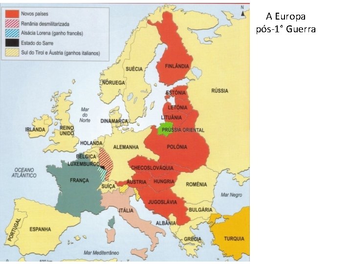 A Europa pós-1° Guerra 