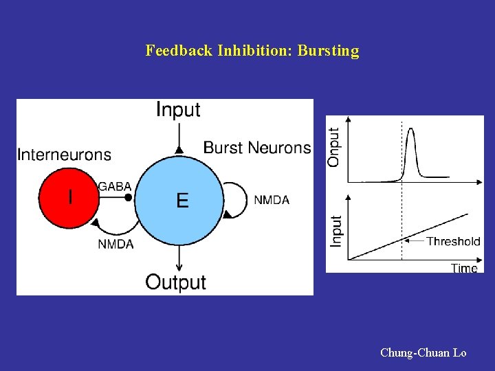 Feedback Inhibition: Bursting Chung-Chuan Lo 