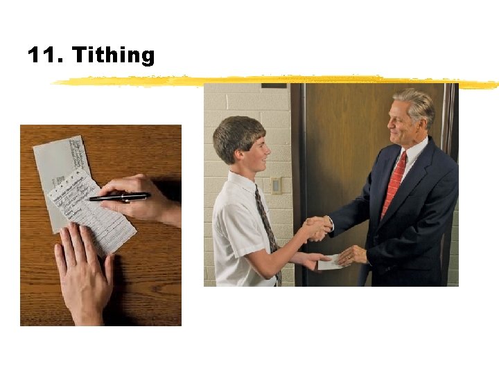 11. Tithing 