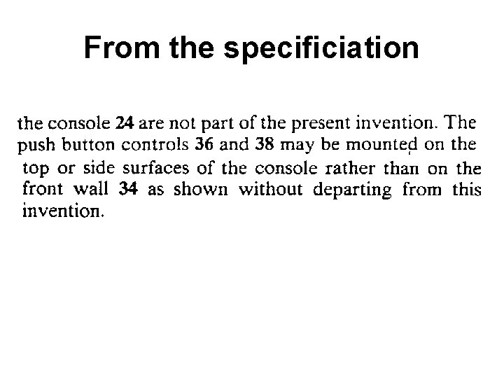 From the specificiation 