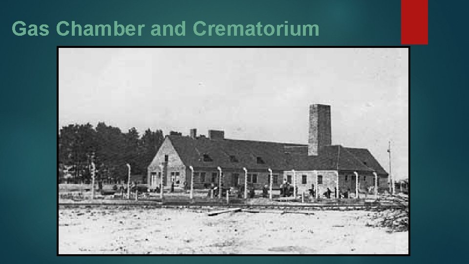 Gas Chamber and Crematorium 