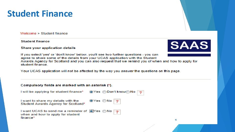 Student Finance 16 