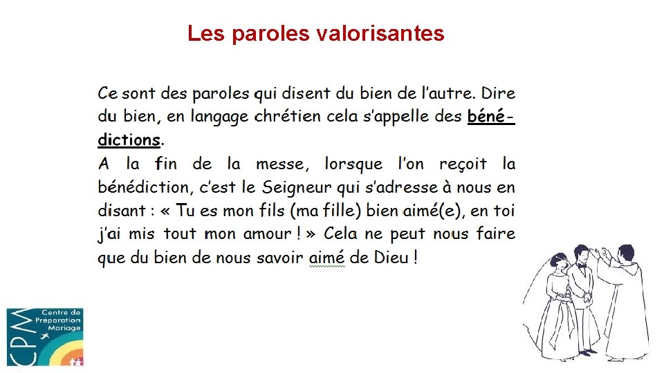 Les paroles valorisantes 