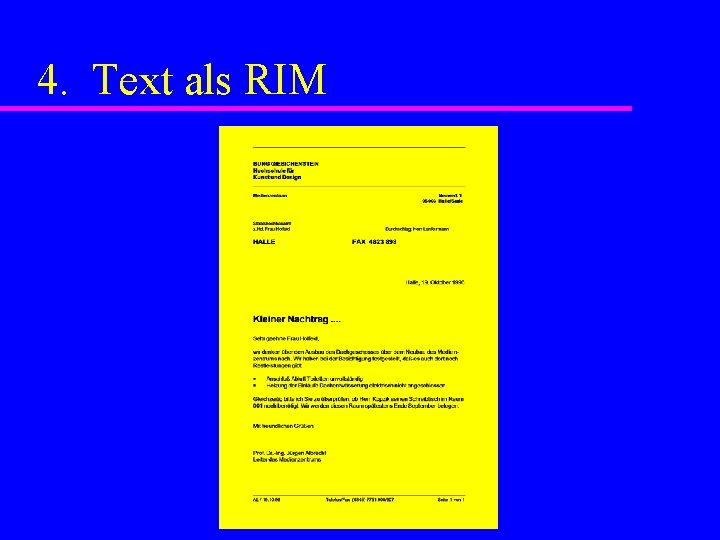 4. Text als RIM 