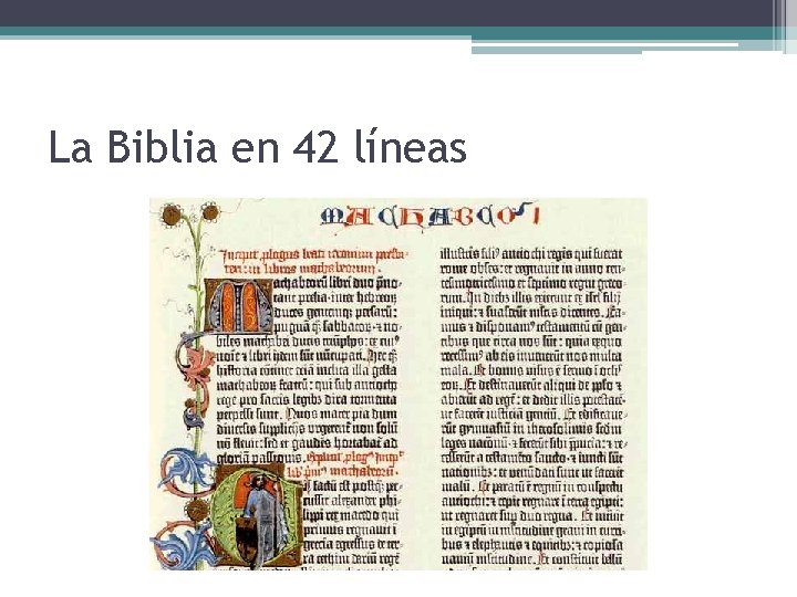 La Biblia en 42 líneas 