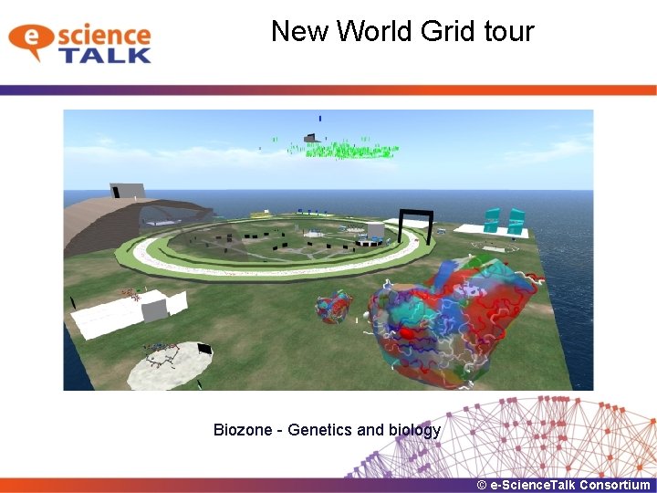 New World Grid tour Biozone - Genetics and biology © e-Science. Talk Consortium 