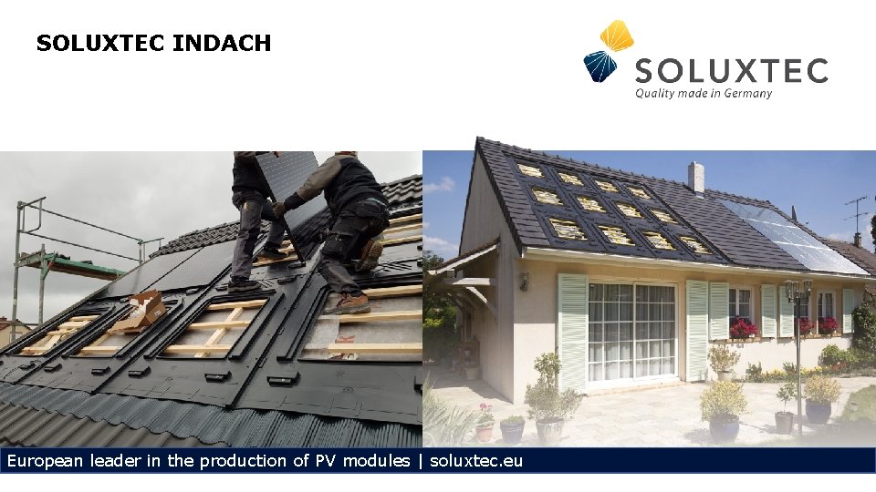 European leader in the production of photovoltaic modules