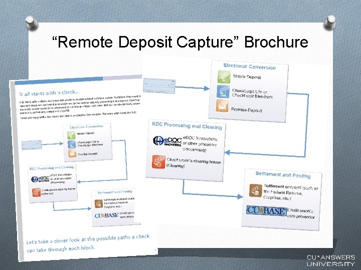 “Remote Deposit Capture” Brochure 