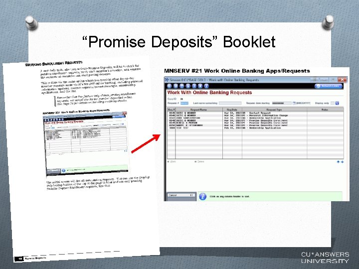 “Promise Deposits” Booklet 