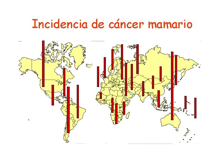 Incidencia de cáncer mamario 