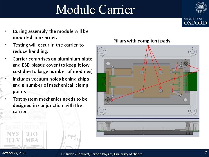 Atlas Module Machine ATLAS Pixel Module Production Testing Quality Control Richard