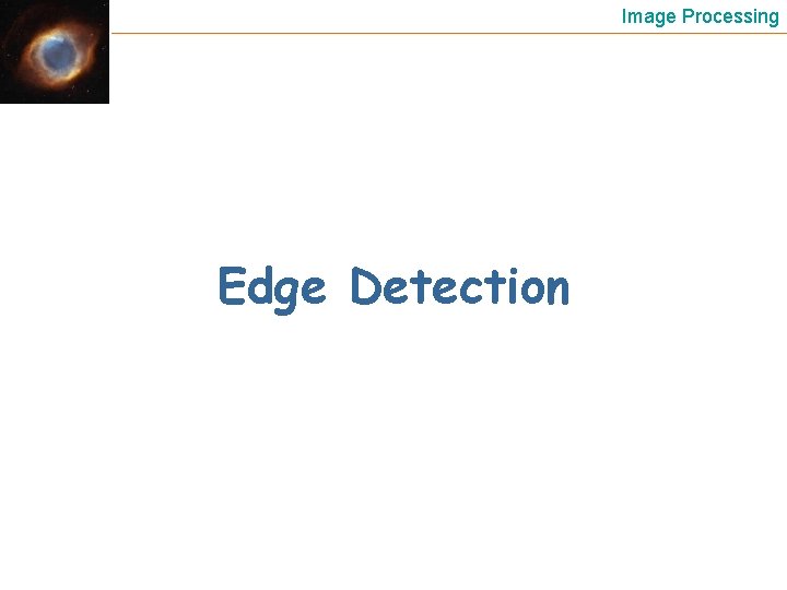 Image Processing Edge Detection 